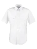 Soldier skjorte herre, regular, hvit, k/e