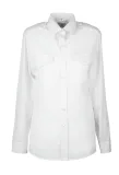 Service bluse dame, hvit, l/e