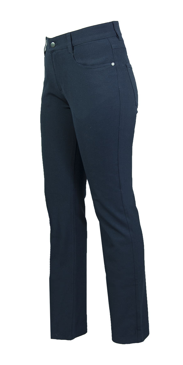 Dame bukse jeans, marine 717 Riopele 68/29/3 pol.visc.elastan