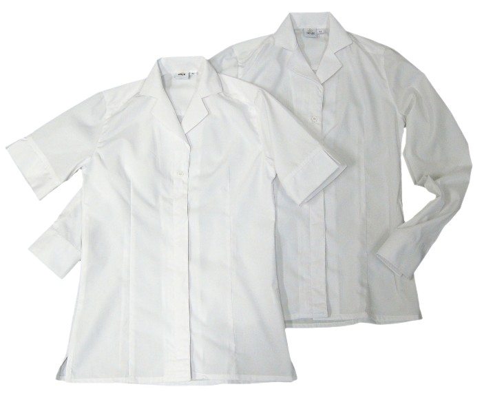 bluse liv k/e, hvit