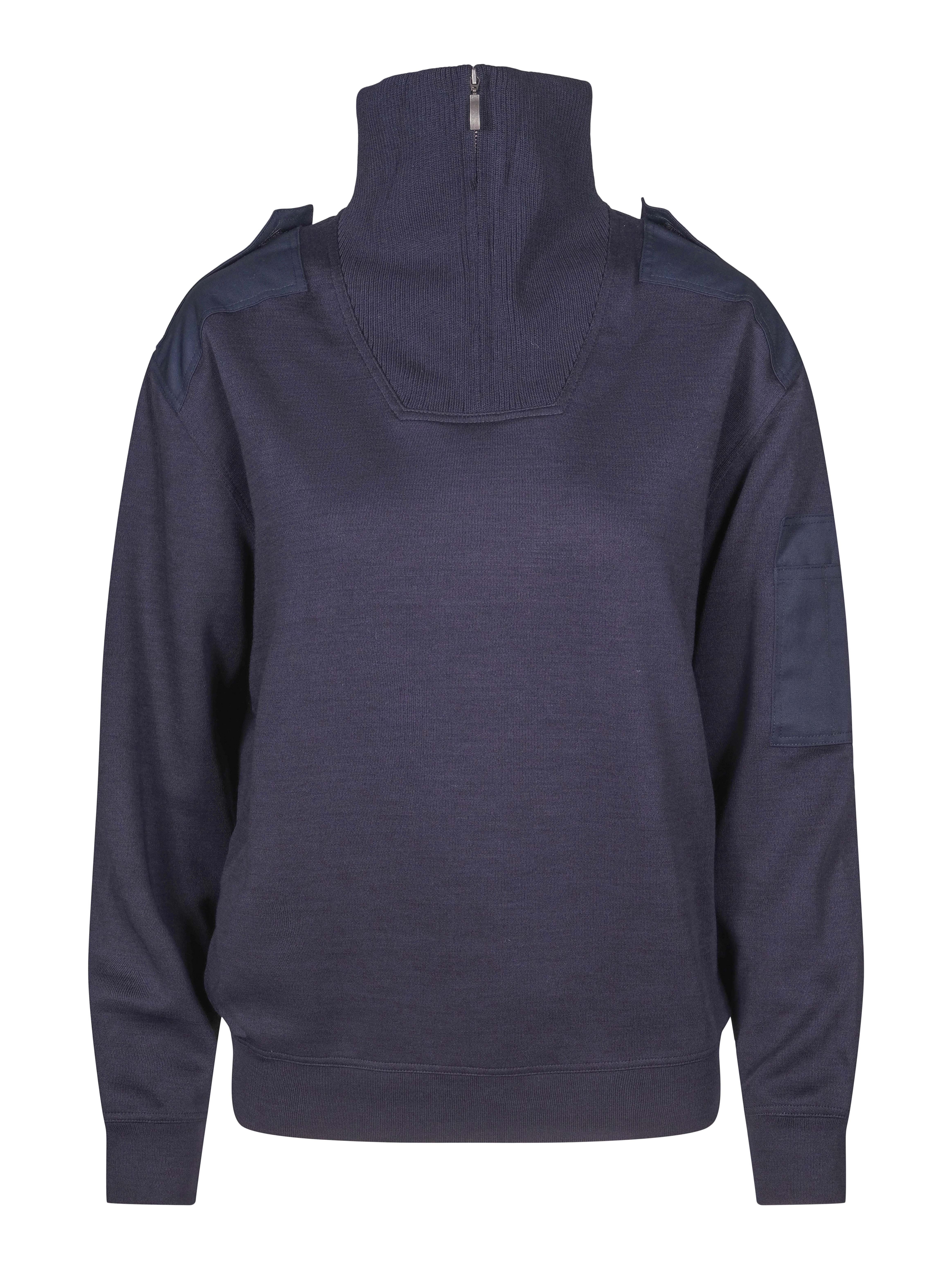 Birk natogenser interlock, unisex, mørk marine